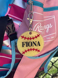 Engraved Softball Tag