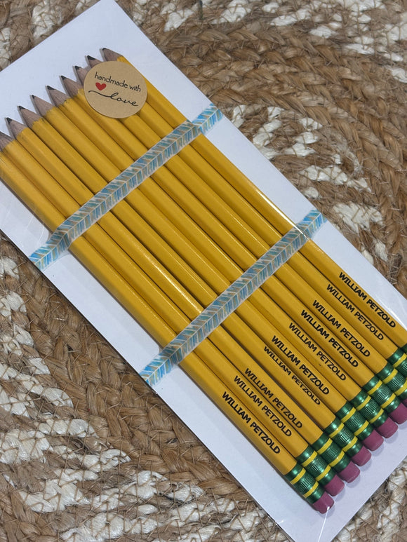 Ticonderoga Engraved Pencils