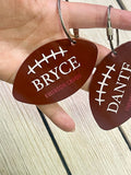 Football Acrylic Bag Tag