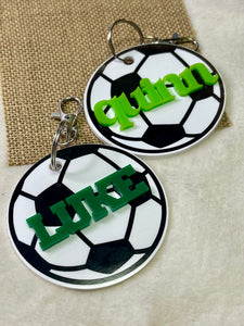 Soccer Bag Tag