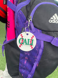 Baseball Bag Tag