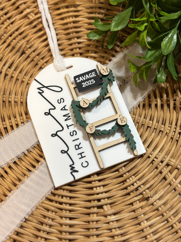 Ladder Family Ornament